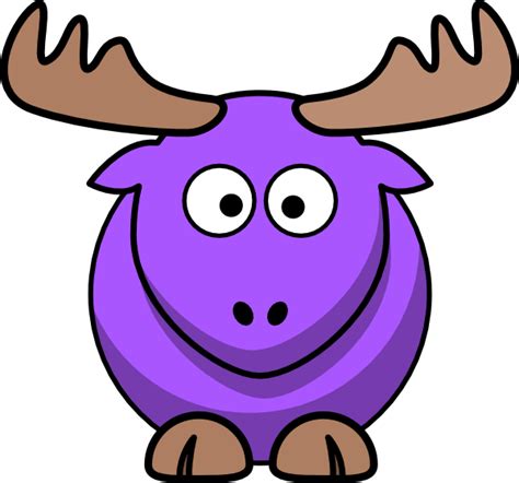 Purple Moose Cartoon Clip Art At Vector Clip Art Online