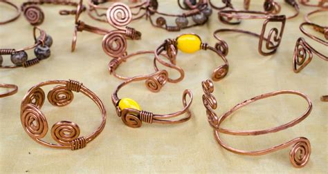 How To Make Twisted Copper Wire Bracelets The Creative Folk