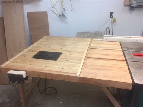 Table Saw Extension Table Upgrade By Ick