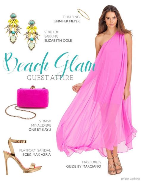 When shopping, look out for relaxed cuts, light flowing fabrics, and summery colors and prints. Fashion Friday: Beach Glam Wedding Attire - Project ...