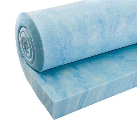 Future Foam In Thick Multi Purpose High Density Memory Foam Blue