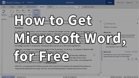 Microsoft word is everyone's favorite text editor. How to Get Microsoft Word for Free - YouTube