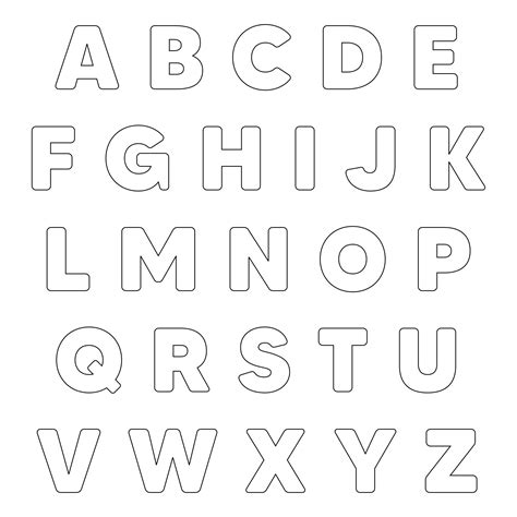 Printable D Alphabet Letters Template