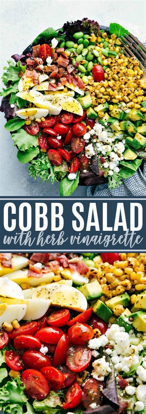 The Ultimate BEST EVER Easy COBB SALAD With A Delicious Tangy Herb