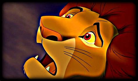 Simba Looking At This Fathers Spirit The Lion King 2simbas Pride
