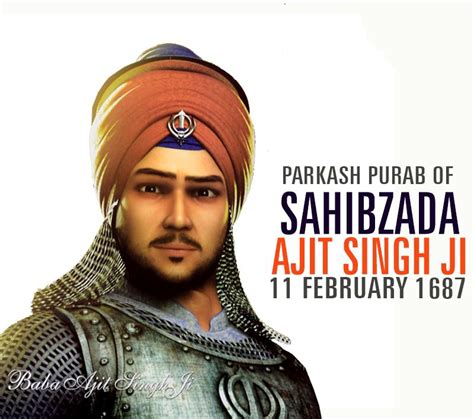 Sahibzada Ajit Singh Birthday Wishes And Images In Punjabi Punjabi