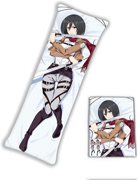 Attack On Titan Mikasa Ackerman Anime Body Pillow Cover Long Body
