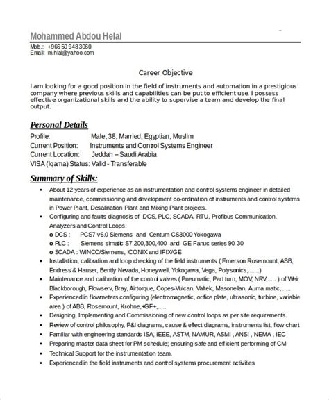 Your working experience and skills plus a cv is a detailed review not only of your whole work experience, but also of academic history, including engineering technician resume template. Electronics Resume Template - 8+ Free Word, PDF Document Downloads | Free & Premium Templates