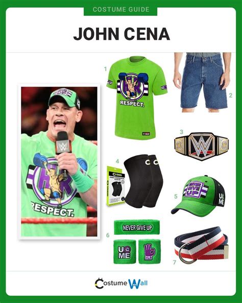 Dress Like John Cena John Cena John Cena Costume Wwe Halloween Costume