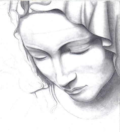 Virgin Mary Drawings At PaintingValley Explore Collection Of