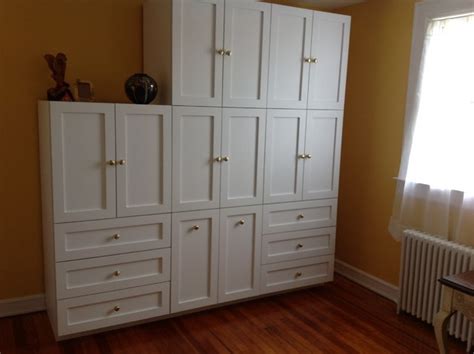 Well you're in luck, because here they come. Custom Wall Units - Traditional - Bedroom - New York - by ...