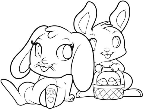 Easter bunny coloring pages for kids (free printable set) the easter bunny coloring pages free printable set contains two different easter bunny coloring pages. Bunny easter coloring pages download and print for free