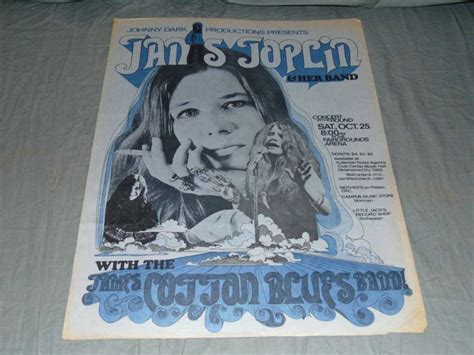 Janis Joplin 1969 Concert Poster