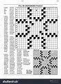 Fill in the blanks crossword puzzle with american style grid of 23x23 ...