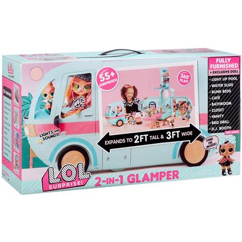 Lol Surprise 2 In 1 Glamper Fashion Camper With 55 Surprises Top