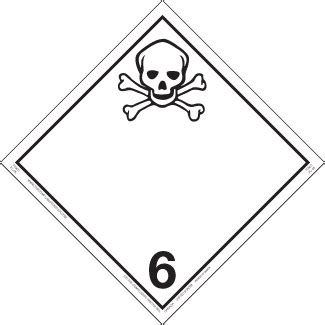Class 6 1 Toxic Substances Workplace Hazardous Safety Products