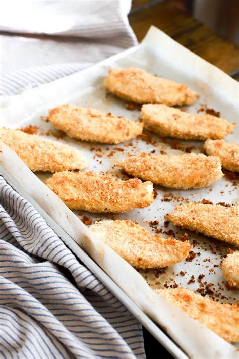Easy Homemade Baked Chicken Tenders My Therapist Cooks