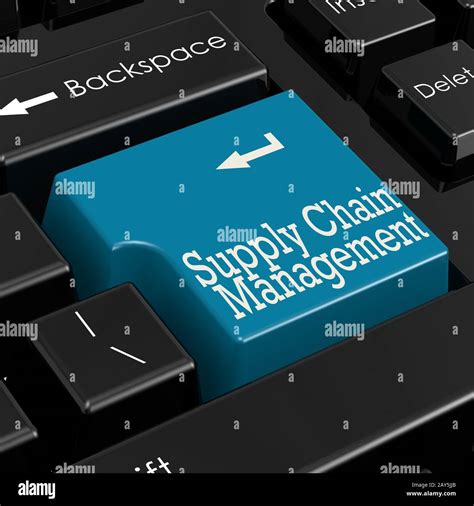Supply Chain Management Concept 3d Render Stock Photo Alamy