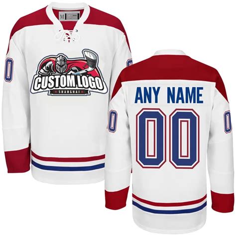 Customized Any Ice Hockey Jerseys Any Logonamenumber Embroidery