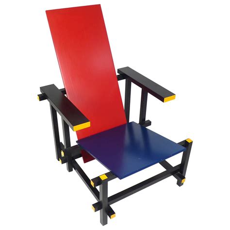 Vintage Gerrit Rietveld Chair Produced Under License By Cassina For