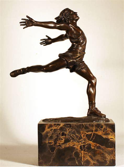 Bronze Statue Bronze Dancer 11x6ins Art Refbrz535