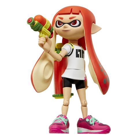 World Of Nintendo Splatoon Inkling Girl Action Figure Uk