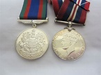 2 Canadian sterling silver World War 2 Medals - Schmalz Auctions