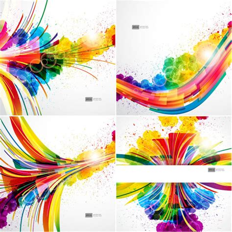 Bright Abstract Backgrounds Vector Free Download Vectorpicfree