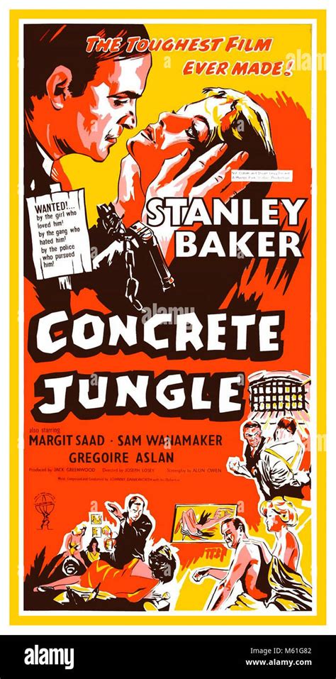1960 S Vintage Classic Movie Poster Concrete Jungle By Joseph Losey The Classic Poster