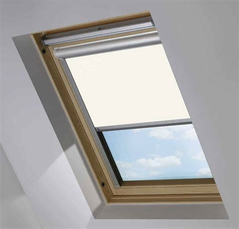 White Solar Powered Electric Skylight Blinds Cheapest Blinds Uk Ltd