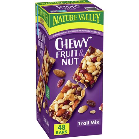 Nature Valley Chewy Trail Mix Granola Bar Fruit And Nut 48 Ct 592
