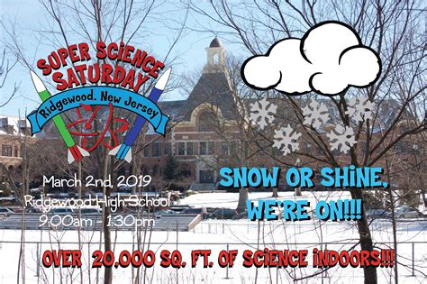 31st Annual Super Science Saturday Today At 9am