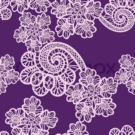 Seamless Lace Pattern Stock Vector Colourbox