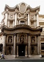 Francesco Borromini, façade of San Carlo alle Quattro Fontane, first ...