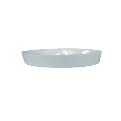 Mkm Fuente Horno Ovalada Sin Asas 36cm X 23cm X 5cm Blanco Porcelana