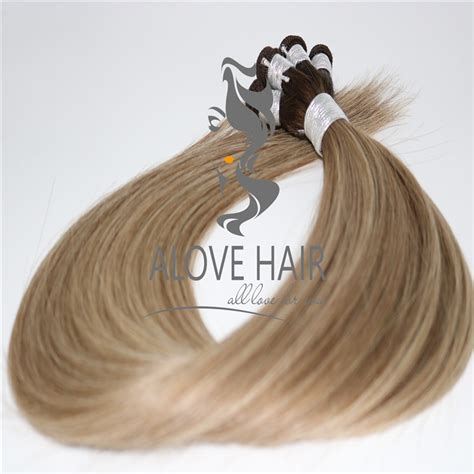 China Hand Sewn Weft Hair Extensions Factory Alove Hair