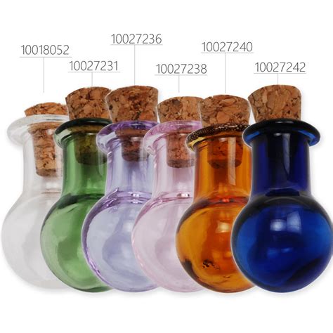 10PCS colorful tiny glass bottles small glass bottles empty | Etsy