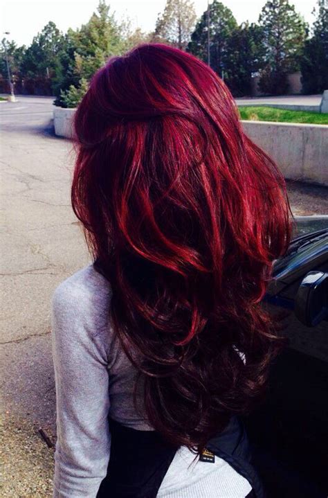 30 Beautiful Dark Purple Red Hair Tumblr