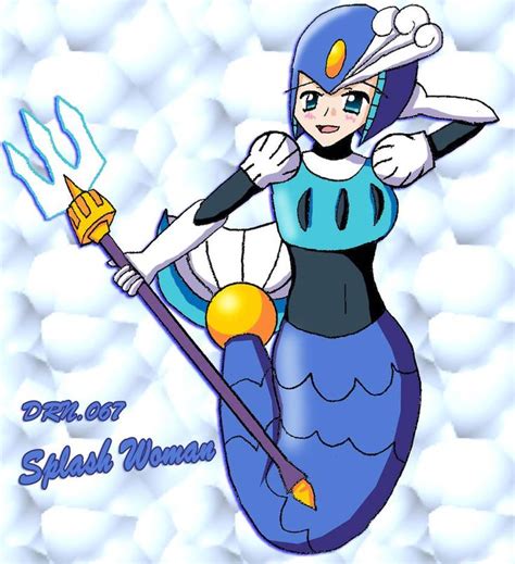 Mega Man Splash Woman By Superjustinbros On Deviantart Mega Man Art