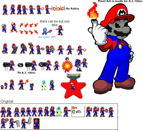 Mecha Mario Sprites Finished By Starboy8 On Deviantart