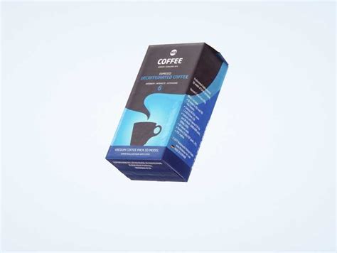 Vacuum Ground Coffee Packaging 250g 3d Model Wa Design Studio
