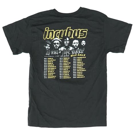 Incubus 20 Years Of Make Yourself And Beyond T Shirt Unclaimed Baggage