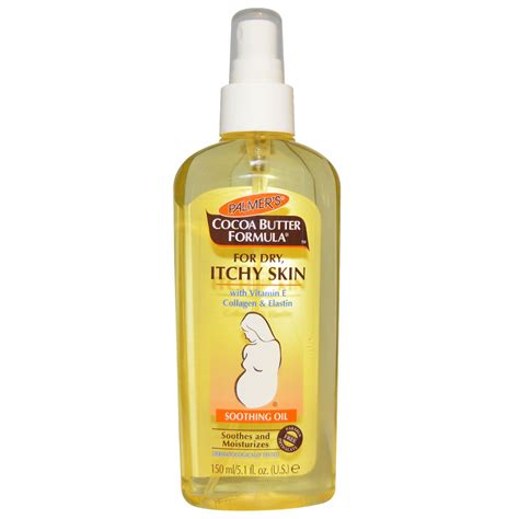 Helps even skin tone by targeting marks and spots while moisturizing for and conditioning the skin. Palmer's, Cocoa Butter Formula, Soothing Oil, 5.1 fl oz ...