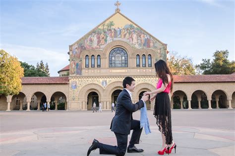 Rudy And Sophies Surprise Proposal Stanford Memorial Church A Tale Ahead