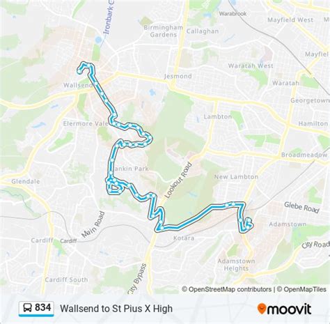 834 Route Schedules Stops And Maps St Pius X Hs Updated