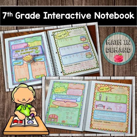 Th Grade Math Interactive Notebook Math Interactive Notebook Th Grade Math Math Interactive