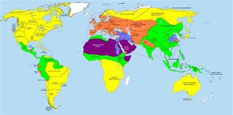 Map Of The World In 1000 Bce Illustration World History Encyclopedia