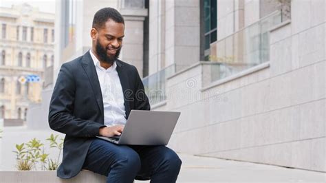 Male African American Millennial Freelancer Worker Entrepreneur