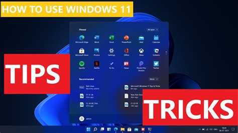 Microsoft Windows 11 Tips And Tricks Beginner And Expert User Must Know