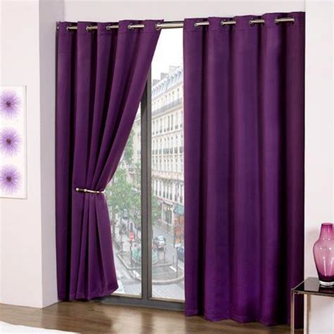 Thermal Eyelet Blackout Curtains Purple Tonys Textiles Tonys Textiles